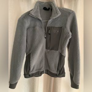 Mountain Hardwear Women's Gray Fleece Jacket